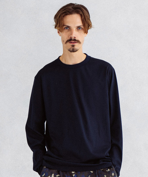UNITED TOKYO(ユナイテッドトウキョウ)の「【OnE】テクノラマクルーネックLS(Tシャツ/カットソー・メンズ・ブラック/ネイビー/オフホワイト・1/2/3)」の3枚目の写真