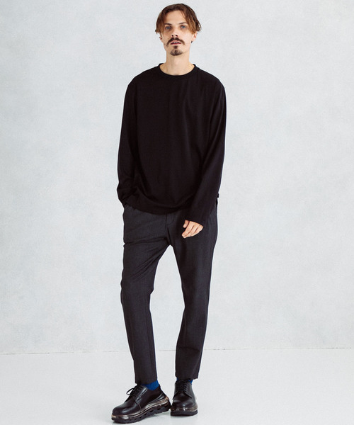 UNITED TOKYO(ユナイテッドトウキョウ)の「【OnE】テクノラマクルーネックLS(Tシャツ/カットソー・メンズ・ブラック/ネイビー/オフホワイト・1/2/3)」の10枚目の写真