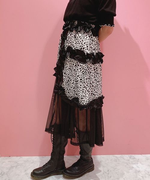 lilLilly（リルリリー）の「フリルスカート（スカート）」 - WEAR 