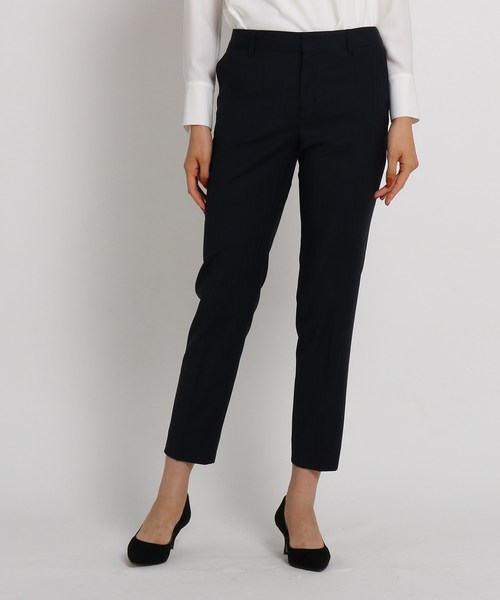 INDIVI(インディヴィ)の「「L」ウール混クロップドテーパードパンツ(その他パンツ・レディース・ブラック/ブラック系2/ネイビー系2/グレー系4・41/42/44/46/48)」の7枚目の写真