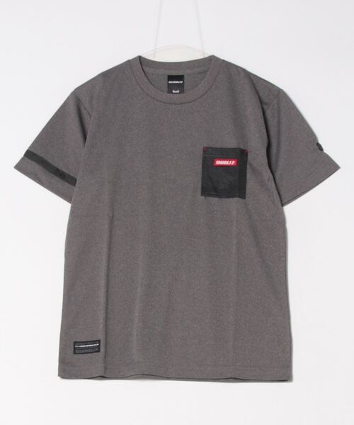 GRANDE F.P デジタルカモ柄ポケット付ドライメッシュ半袖Tシャツ（T