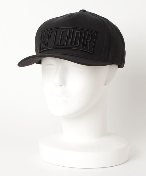 MR,LENOIR(ムッシュ ルノアール)の「LOGO CAP(キャップ)」|ブラック