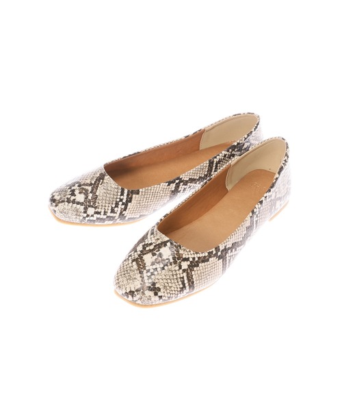 fifth(フィフス)の「スクエアフラットパンプス(バレエシューズ・レディース・アニマル/ラベンダー/モカ/シルバー・23.0cm/24.5cm/23.5cm/24.0cm/25cm/22.5㎝/22.5cm/25.0cm)」の10枚目の写真