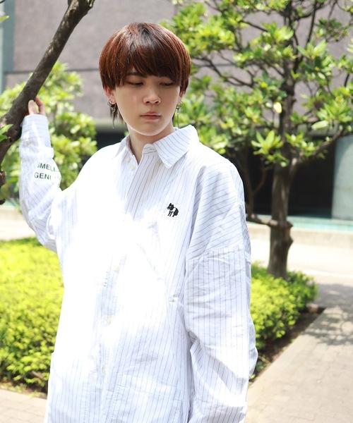 AFYF(エーエフワイエフ)の「【ビッグシルエット】2020 AFYF SSLONG BIG SHIRT/オーバーサイズ ロング ビッグシャツ(シャツ/ブラウス・メンズ・グリーン系その他/オレンジ系その他/ブルー系その他2/ブルー系その他4/ブラウン系その他/ホワイト系その他4/ホワイト系その他5/ホワイト系その他3/グレー系その他/ブルー系その他3/ホワイト系その他/ホワイト系その他2/ブルー系その他・FREE)」の2枚目の写真