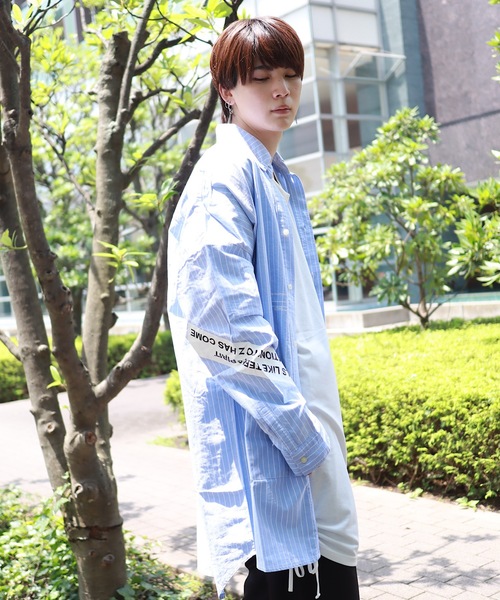 AFYF(エーエフワイエフ)の「【ビッグシルエット】2020 AFYF SSLONG BIG SHIRT/オーバーサイズ ロング ビッグシャツ(シャツ/ブラウス・メンズ・グリーン系その他/オレンジ系その他/ブルー系その他2/ブルー系その他4/ブラウン系その他/ホワイト系その他4/ホワイト系その他5/ホワイト系その他3/グレー系その他/ブルー系その他3/ホワイト系その他/ホワイト系その他2/ブルー系その他・FREE)」の9枚目の写真