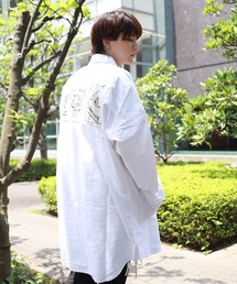 【ビッグシルエット】2020 AFYF SSLONG BIG SHIRT/オーバーサイズ ロング ビッグシャツ