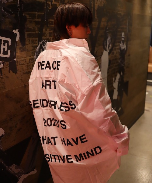 AFYF(エーエフワイエフ)の「【ビッグシルエット】2020 AFYF SSLONG BIG SHIRT/オーバーサイズ ロング ビッグシャツ(シャツ/ブラウス・メンズ・グリーン系その他/オレンジ系その他/ブルー系その他2/ブルー系その他4/ブラウン系その他/ホワイト系その他4/ホワイト系その他5/ホワイト系その他3/グレー系その他/ブルー系その他3/ホワイト系その他/ホワイト系その他2/ブルー系その他・FREE)」の4枚目の写真