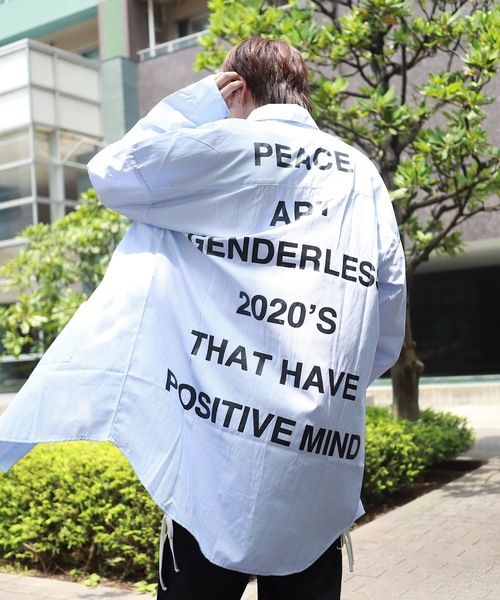AFYF(エーエフワイエフ)の「【ビッグシルエット】2020 AFYF SSLONG BIG SHIRT/オーバーサイズ ロング ビッグシャツ(シャツ/ブラウス・メンズ・グリーン系その他/オレンジ系その他/ブルー系その他2/ブルー系その他4/ブラウン系その他/ホワイト系その他4/ホワイト系その他5/ホワイト系その他3/グレー系その他/ブルー系その他3/ホワイト系その他/ホワイト系その他2/ブルー系その他・FREE)」の5枚目の写真