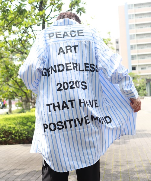 AFYF(エーエフワイエフ)の「【ビッグシルエット】2020 AFYF SSLONG BIG SHIRT/オーバーサイズ ロング ビッグシャツ(シャツ/ブラウス・メンズ・グリーン系その他/オレンジ系その他/ブルー系その他2/ブルー系その他4/ブラウン系その他/ホワイト系その他4/ホワイト系その他5/ホワイト系その他3/グレー系その他/ブルー系その他3/ホワイト系その他/ホワイト系その他2/ブルー系その他・FREE)」の6枚目の写真