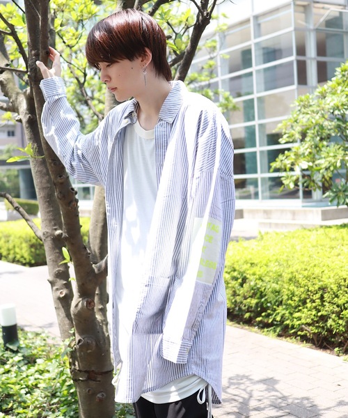 AFYF(エーエフワイエフ)の「【ビッグシルエット】2020 AFYF SSLONG BIG SHIRT/オーバーサイズ ロング ビッグシャツ(シャツ/ブラウス・メンズ・グリーン系その他/オレンジ系その他/ブルー系その他2/ブルー系その他4/ブラウン系その他/ホワイト系その他4/ホワイト系その他5/ホワイト系その他3/グレー系その他/ブルー系その他3/ホワイト系その他/ホワイト系その他2/ブルー系その他・FREE)」の14枚目の写真