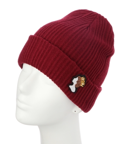 grove（グローブ）の「クイーンワッペンニットワッチ（ニットキャップ/ビーニー・レディース・グレー/ブラック/グリーン/ベージュ/レッド/グレー系1/ブルー・00）」の8枚目の写真