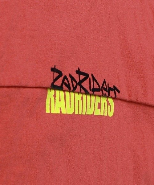 RADCHAP（ラッドチャップ）の「ジャガードリブビッグTシャツ（Tシャツ/カットソー・キッズ・レッド/オフホワイト・100cm/130cm/120cm/140cm/110cm/90cm/150cm）」の11枚目の写真