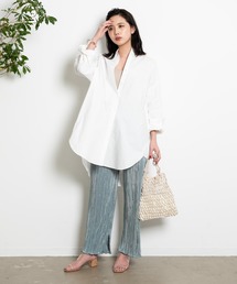 AUNT MARIE’S ミニプリーツワイドパンツ