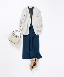 Tiara | ソアパールノーカラージャケット(ノーカラージャケット)