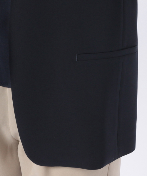 Tiara（ティアラ）の「ソアパールノーカラージャケット（ノーカラージャケット・レディース・ネイビー/グレー/グレイッシュベージュ・FREE）」の8枚目の写真