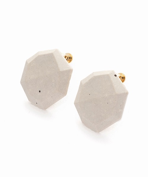 LAPUIS（ラピュイ）の「Lapuis(ラピュイ)ARITA Stone Earring（イヤリング・レディース・ホワイト/ベージュ/ブラック・FREE）」の10枚目の写真