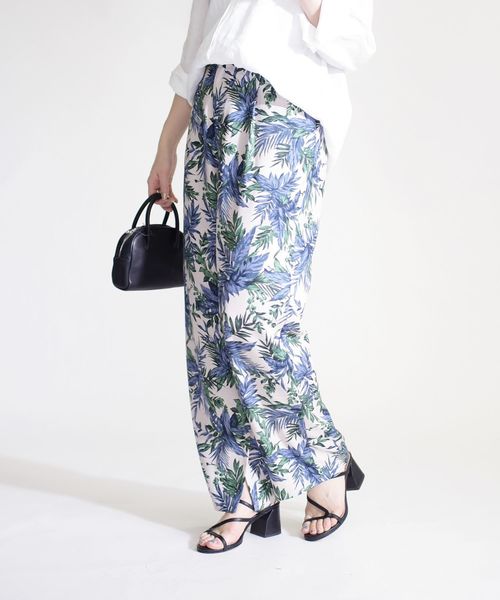 SHIPS(シップス)の「リーフプリントフルレングスパンツ◇(その他パンツ・レディース・ライトブルー/ナチュラル・38/36)」の18枚目の写真