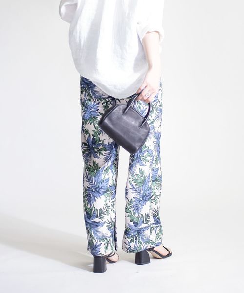 SHIPS(シップス)の「リーフプリントフルレングスパンツ◇(その他パンツ・レディース・ライトブルー/ナチュラル・38/36)」の19枚目の写真