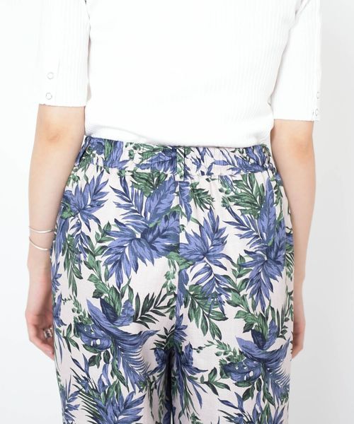 SHIPS(シップス)の「リーフプリントフルレングスパンツ◇(その他パンツ・レディース・ライトブルー/ナチュラル・38/36)」の14枚目の写真