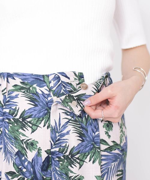 SHIPS(シップス)の「リーフプリントフルレングスパンツ◇(その他パンツ・レディース・ライトブルー/ナチュラル・38/36)」の16枚目の写真