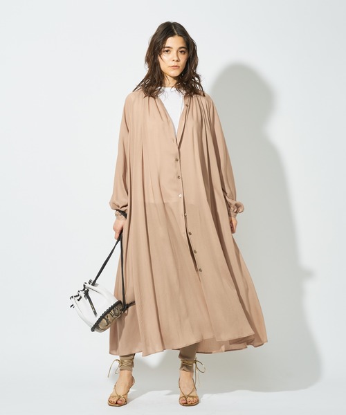 Whim Gazette（ウィムガゼット）の「テンセルギャザーワンピース 