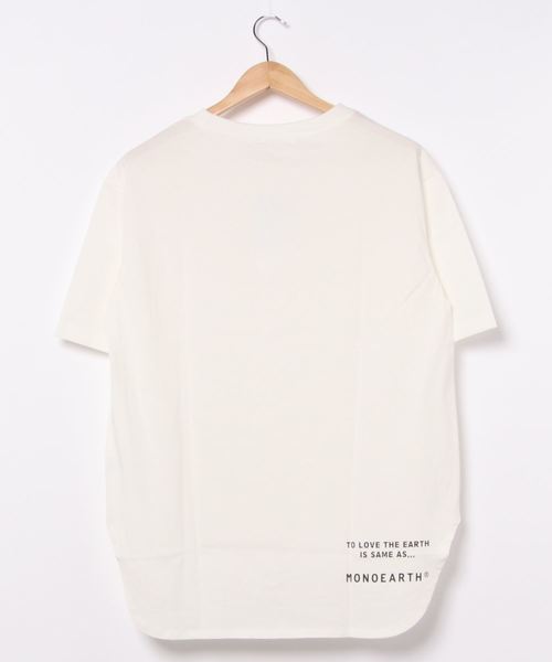 MONOEARTH(モノアース)の「【MONOEARTH】限定コラボTシャツ(Tシャツ/カットソー・レディース・ホワイト系その他/ホワイト系その他2/ホワイト系その他3/チャコールグレー・FREE)」の7枚目の写真
