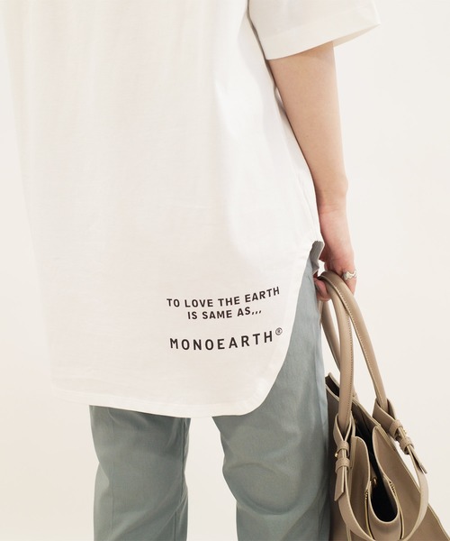 MONOEARTH(モノアース)の「【MONOEARTH】限定コラボTシャツ(Tシャツ/カットソー・レディース・ホワイト系その他/ホワイト系その他2/ホワイト系その他3/チャコールグレー・FREE)」の16枚目の写真
