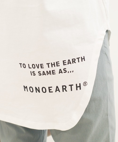 MONOEARTH(モノアース)の「【MONOEARTH】限定コラボTシャツ(Tシャツ/カットソー・レディース・ホワイト系その他/ホワイト系その他2/ホワイト系その他3/チャコールグレー・FREE)」の10枚目の写真