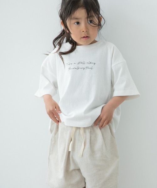 LOWRYS FARM（ローリーズファーム）の「アソートフォトＢＩＧＴＥＥ　886712（Tシャツ/カットソー・キッズ・チャコールグレー/オフホワイト/アイボリー・MEDIUM/LARGE/X-LARGE）」の5枚目の写真