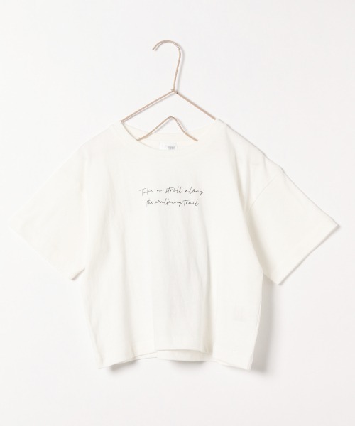 LOWRYS FARM（ローリーズファーム）の「アソートフォトＢＩＧＴＥＥ　886712（Tシャツ/カットソー・キッズ・チャコールグレー/オフホワイト/アイボリー・MEDIUM/LARGE/X-LARGE）」の7枚目の写真