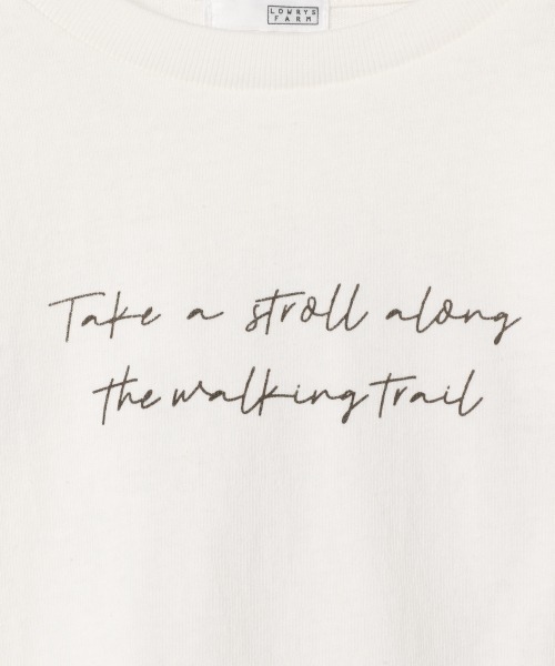 LOWRYS FARM（ローリーズファーム）の「アソートフォトＢＩＧＴＥＥ　886712（Tシャツ/カットソー・キッズ・チャコールグレー/オフホワイト/アイボリー・MEDIUM/LARGE/X-LARGE）」の9枚目の写真