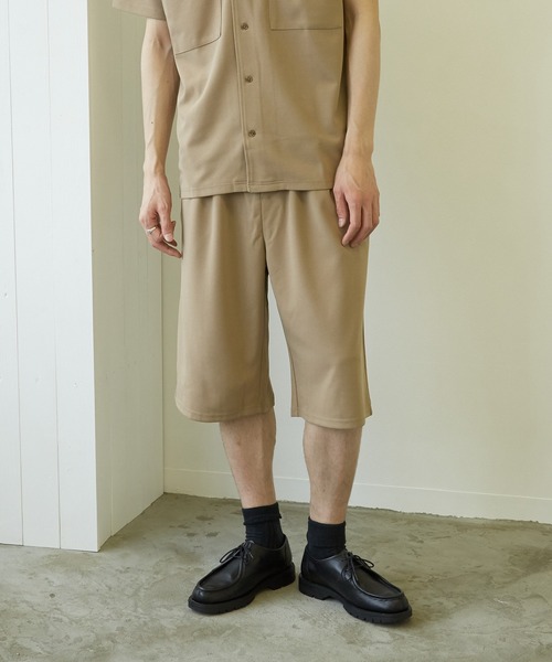 VIBGYOR（ヴィブジョー）の「【VIBGYOR BY AS】薄梨地7分丈ルーズパンツ(BL)（その他パンツ・メンズ・ブラック/チャコールグレー/ブラウン/ベージュ/グレイッシュベージュ/ブルー・MEDIUM/LARGE）」の5枚目の写真