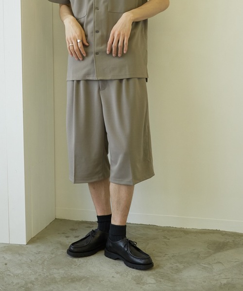 VIBGYOR（ヴィブジョー）の「【VIBGYOR BY AS】薄梨地7分丈ルーズパンツ(BL)（その他パンツ・メンズ・ブラック/チャコールグレー/ブラウン/ベージュ/グレイッシュベージュ/ブルー・MEDIUM/LARGE）」の6枚目の写真