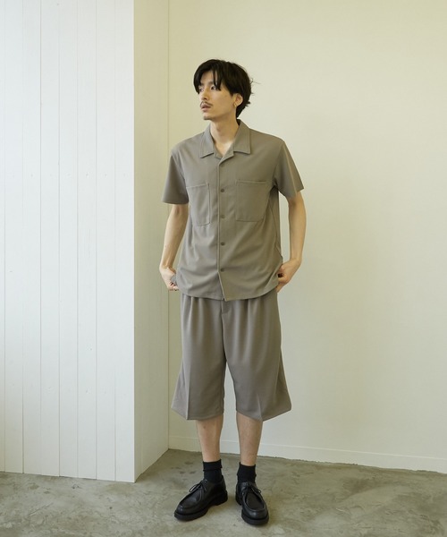 VIBGYOR（ヴィブジョー）の「【VIBGYOR BY AS】薄梨地7分丈ルーズパンツ(BL)（その他パンツ・メンズ・ブラック/チャコールグレー/ブラウン/ベージュ/グレイッシュベージュ/ブルー・MEDIUM/LARGE）」の9枚目の写真