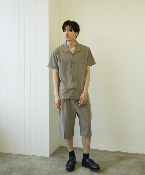 VIBGYOR（ヴィブジョー）の「【VIBGYOR BY AS】薄梨地7分丈ルーズパンツ(BL)（その他パンツ・メンズ・ブラック/チャコールグレー/ブラウン/ベージュ/グレイッシュベージュ/ブルー・MEDIUM/LARGE）」の10枚目の写真