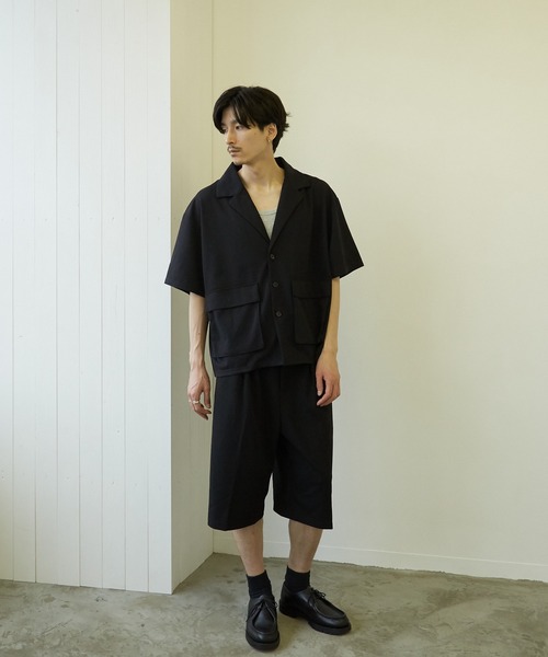 VIBGYOR（ヴィブジョー）の「【VIBGYOR BY AS】薄梨地7分丈ルーズパンツ(BL)（その他パンツ・メンズ・ブラック/チャコールグレー/ブラウン/ベージュ/グレイッシュベージュ/ブルー・MEDIUM/LARGE）」の16枚目の写真