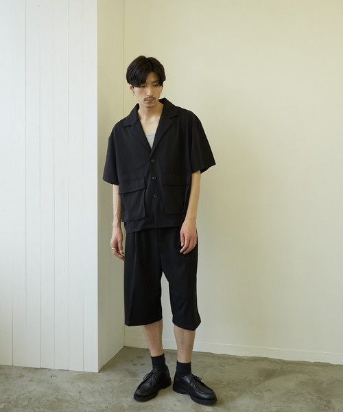 VIBGYOR（ヴィブジョー）の「【VIBGYOR BY AS】薄梨地7分丈ルーズパンツ(BL)（その他パンツ・メンズ・ブラック/チャコールグレー/ブラウン/ベージュ/グレイッシュベージュ/ブルー・MEDIUM/LARGE）」の17枚目の写真