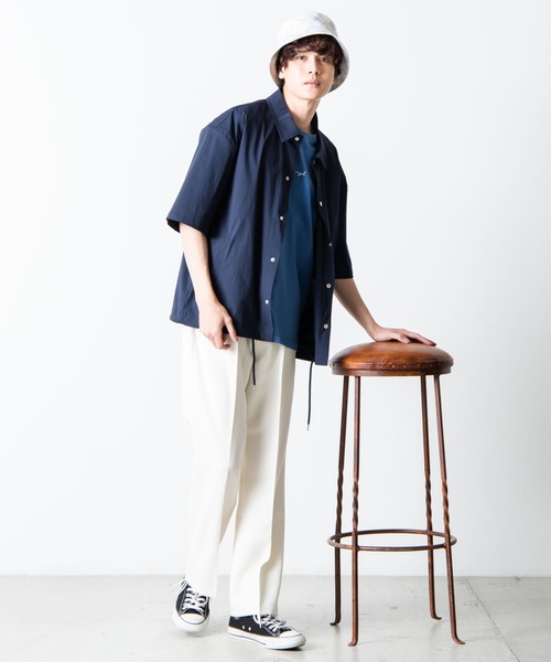 WEGO（ウィゴー）の「WEGO/セミフレアスラックス（スラックス・メンズ・ブラウン系その他/ベージュ系その他/オフホワイト/ブラック/ベージュ/ダークブラウン・MEDIUM/LARGE）」の7枚目の写真