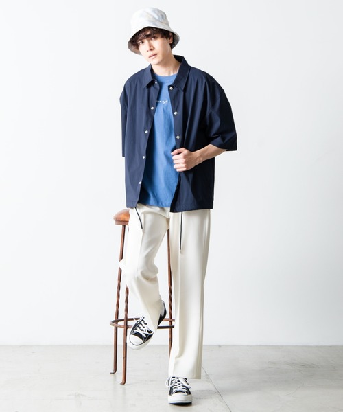 WEGO（ウィゴー）の「WEGO/セミフレアスラックス（スラックス・メンズ・ブラウン系その他/ベージュ系その他/オフホワイト/ブラック/ベージュ/ダークブラウン・MEDIUM/LARGE）」の9枚目の写真