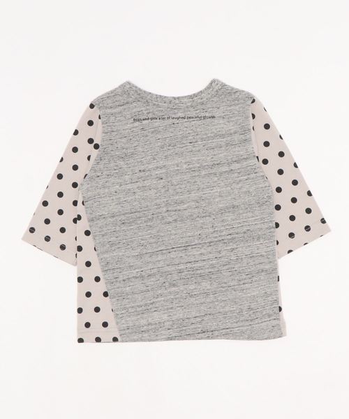 RAGMART（ラグマート）の「七分袖Tシャツ（Tシャツ/カットソー・キッズ・グレー/イエロー・100cm/120cm/110cm/130cm）」の3枚目の写真
