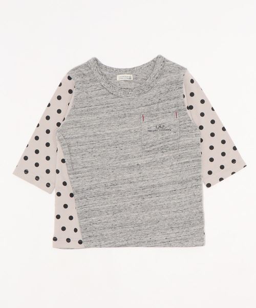 RAGMART（ラグマート）の「七分袖Tシャツ（Tシャツ/カットソー・キッズ・グレー/イエロー・100cm/120cm/110cm/130cm）」の7枚目の写真