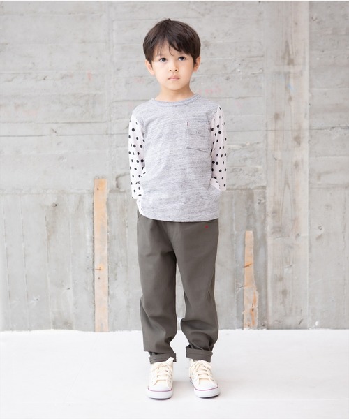 RAGMART（ラグマート）の「七分袖Tシャツ（Tシャツ/カットソー・キッズ・グレー/イエロー・100cm/120cm/110cm/130cm）」の8枚目の写真