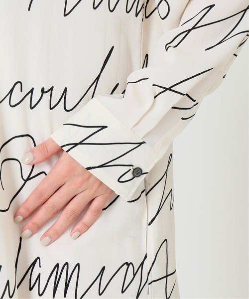 VERMEIL par iena（ヴェルメイユパーイエナ）の「線描きプリントシャツ  