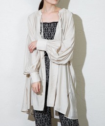 mystic | ダブルリボンロングシャツ(シャツ/ブラウス)