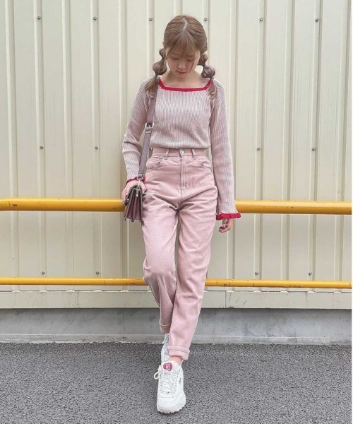 フラッシャー付オリジナルストレートデニム