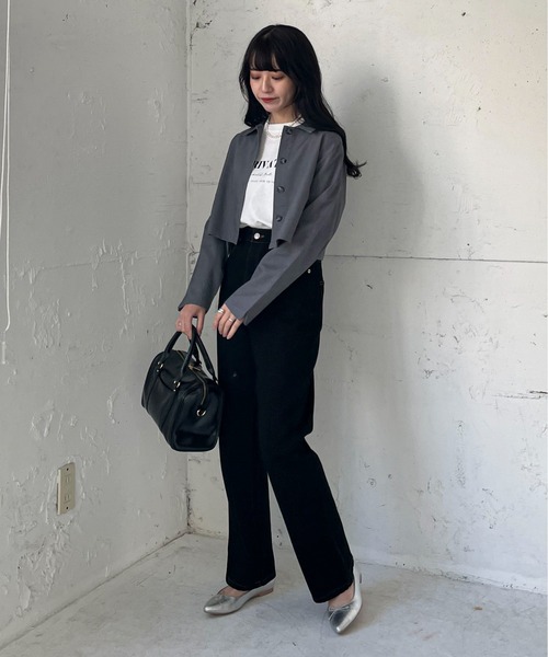 フラッシャー付オリジナルストレートデニム