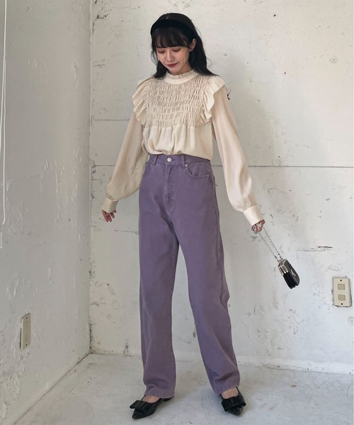 フラッシャー付オリジナルストレートデニム