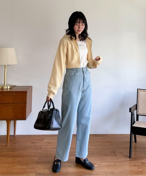 フラッシャー付オリジナルストレートデニム