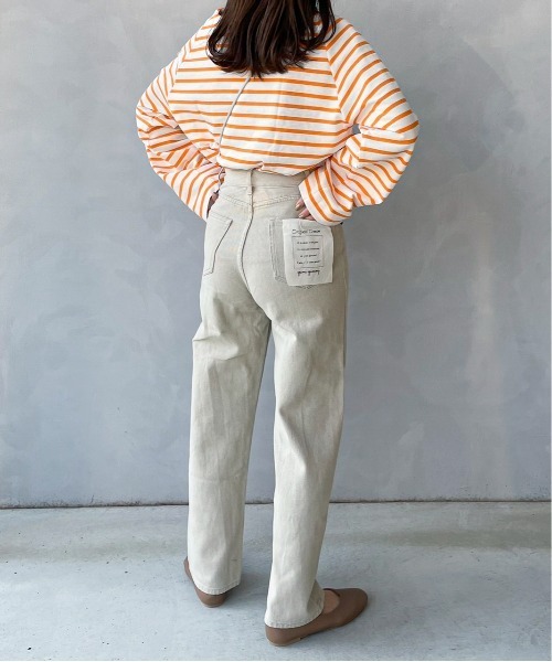 フラッシャー付オリジナルストレートデニム