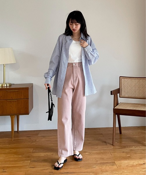 フラッシャー付オリジナルストレートデニム
